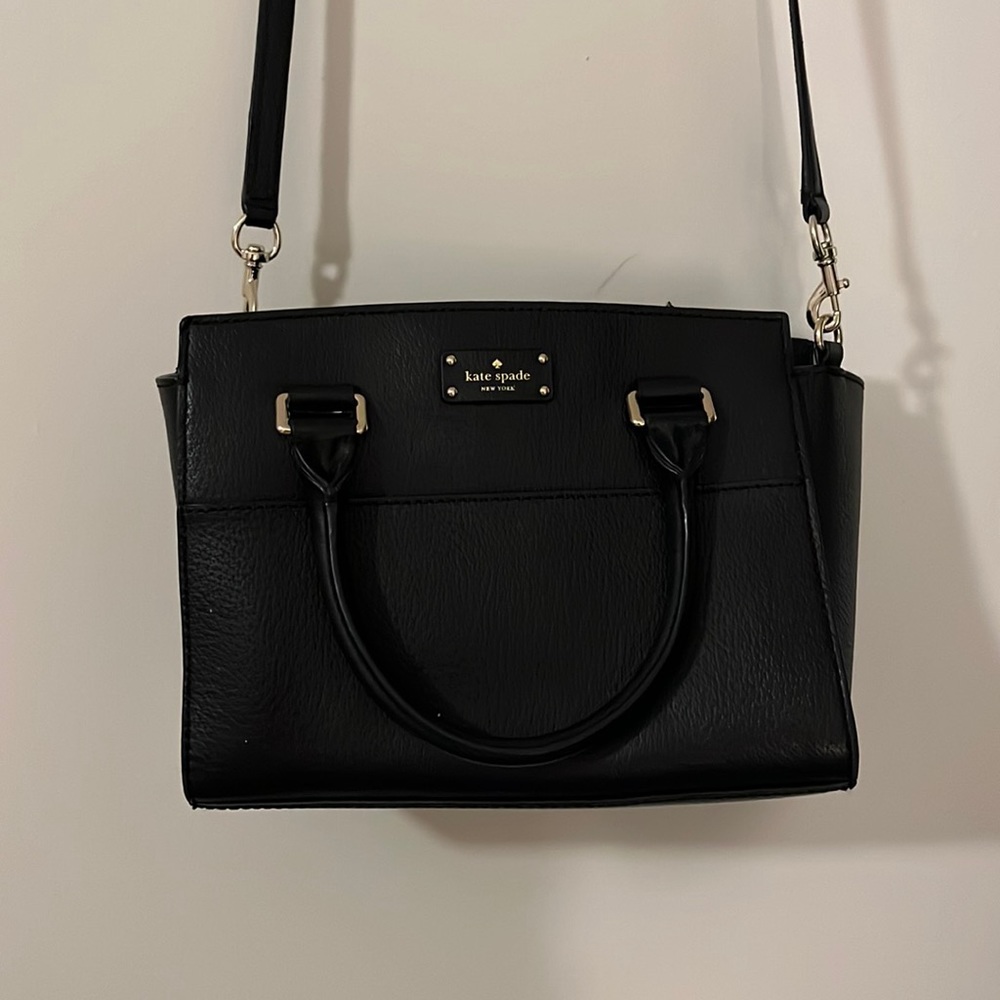 Kate Spade Black Satchel Tote Purse Crossbody